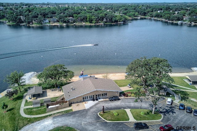 1524 Trumball Ter, Plattsmouth, NE 68048 - aerial view of a large body of water