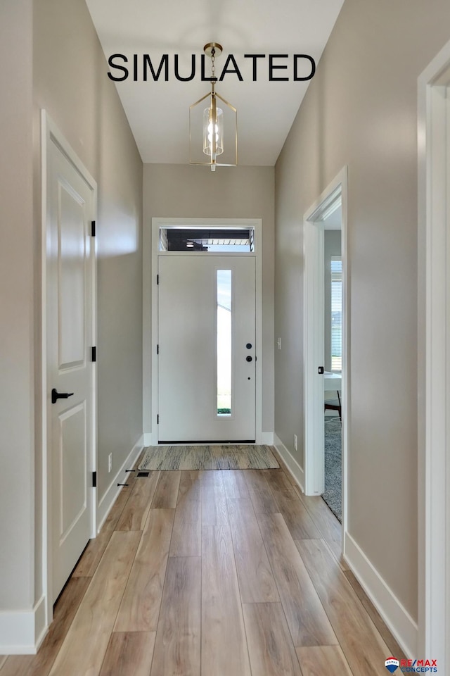 527 N 108th St, Lincoln, NE 68527 - entryway with plenty of natural light and light wood-style floors