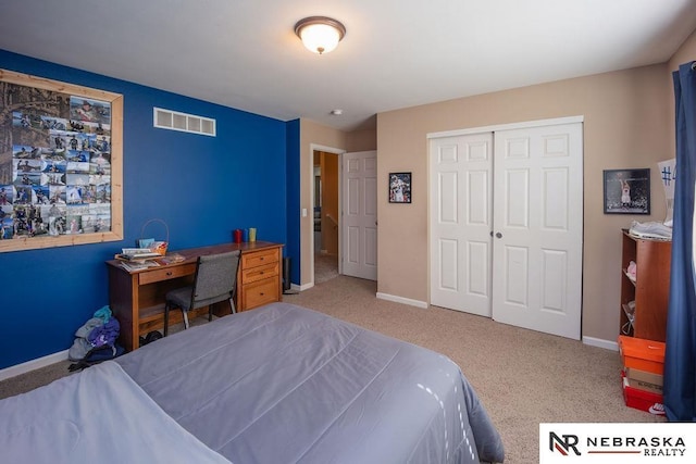 15929 Rosewater Pkwy, Bennington, NE 68007 - bedroom featuring carpet floors and a closet