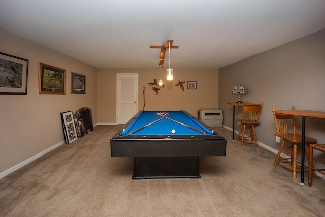 15929 Rosewater Pkwy, Bennington, NE 68007 - playroom with billiards table and carpet flooring