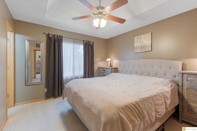 15748 Rosewood St, Omaha, NE 68136 - bedroom featuring light colored carpet and ceiling fan
