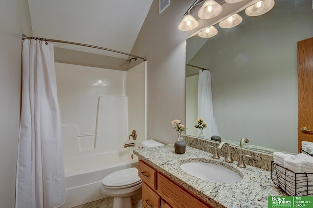 17139 S St, Omaha, NE 68135 - full bathroom with vanity and shower / tub combo with curtain