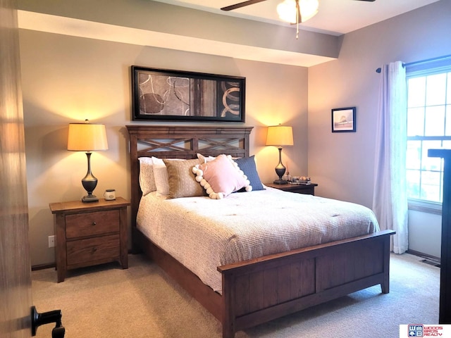 2364 N Columbia Ave, Seward, NE 68434 - bedroom featuring carpet flooring and a ceiling fan