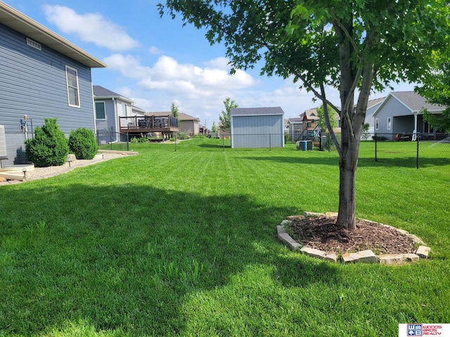 2364 N Columbia Ave, Seward, NE 68434 - view of yard with a wooden deck and a residential view