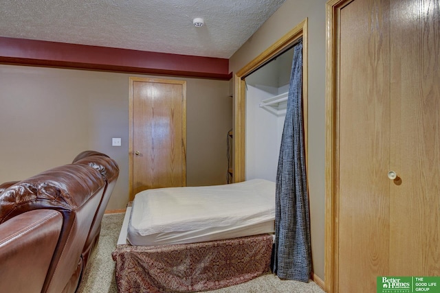 21900 Angus Rd, Gretna, NE 68028 - bedroom featuring carpet flooring and a textured ceiling