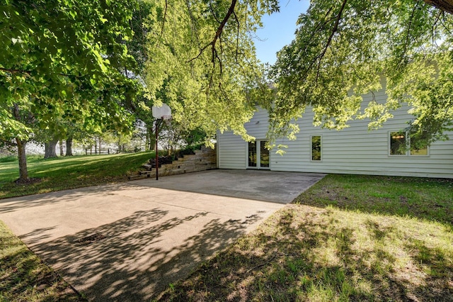 21900 Angus Rd, Gretna, NE 68028 - view of patio / terrace featuring driveway