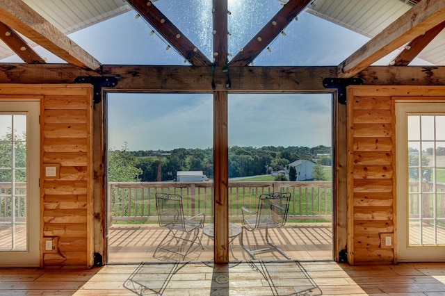 21900 Angus Rd, Gretna, NE 68028 - doorway featuring wood-type flooring