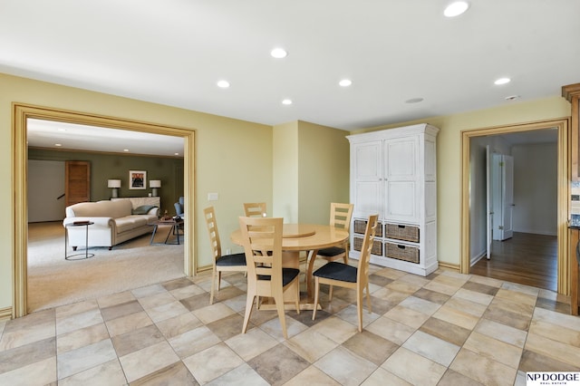 1705 N 102nd St, Omaha, NE 68114 - dining area with recessed lighting