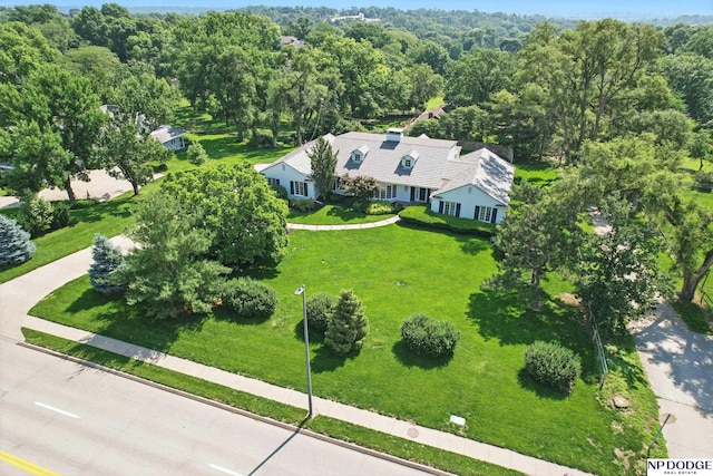 1705 N 102nd St, Omaha, NE 68114 - view from above of property with a forest