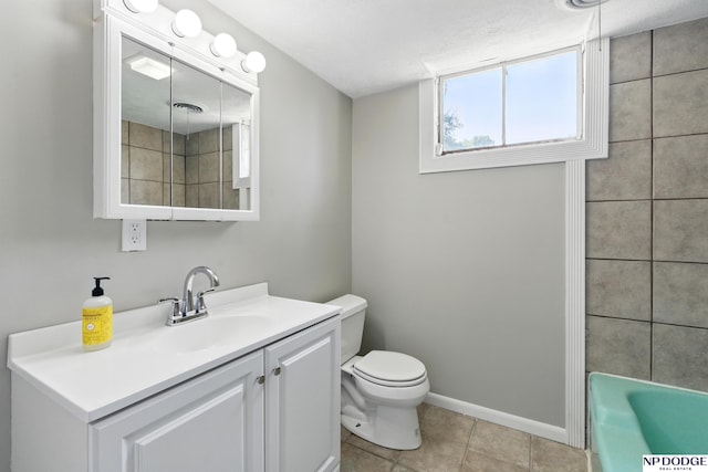 1705 N 102nd St, Omaha, NE 68114 - full bathroom with vanity, a tub to relax in, tile patterned flooring, and a shower