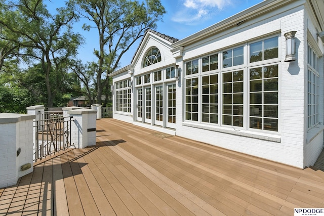 1705 N 102nd St, Omaha, NE 68114 - view of wooden terrace