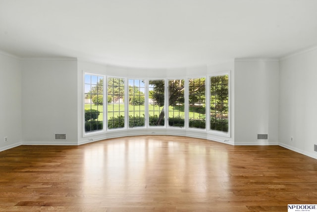 1705 N 102nd St, Omaha, NE 68114 - unfurnished room with wood finished floors and crown molding