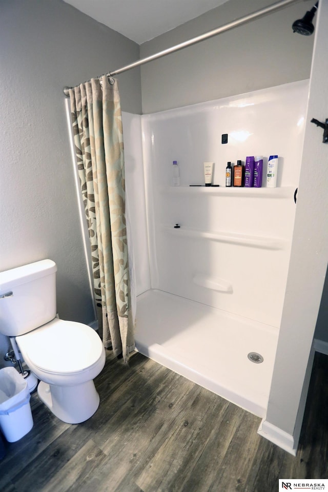 11915 S 53rd St, Papillion, NE 68133 - full bath featuring wood finished floors and a shower stall
