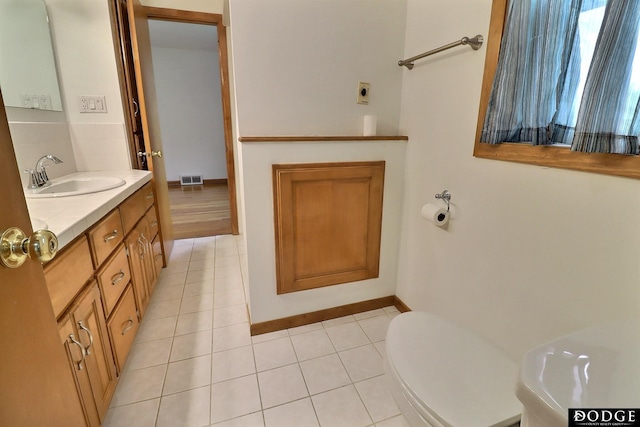 405 W 20th St, Fremont, NE 68025 - bathroom featuring vanity and tile patterned floors