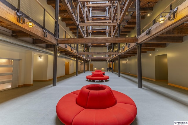 105 S 9th St Unit 308, Omaha, NE 68102 - building lobby featuring stairway and a high ceiling