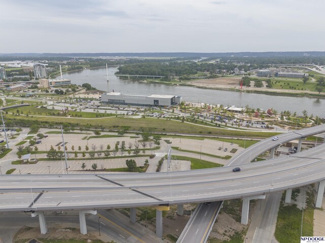 105 S 9th St Unit 308, Omaha, NE 68102 - bird's eye view of a nearby body of water and a highway