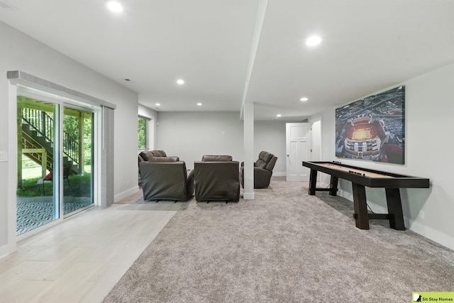 15436 Fowler Ave, Omaha, NE 68116 - living area featuring recessed lighting