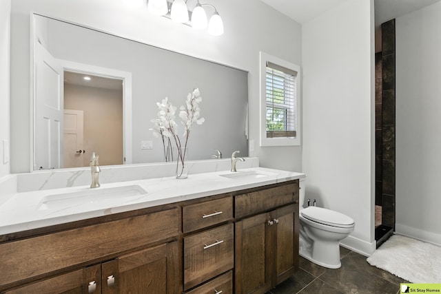 15436 Fowler Ave, Omaha, NE 68116 - bathroom with double vanity and tile patterned flooring