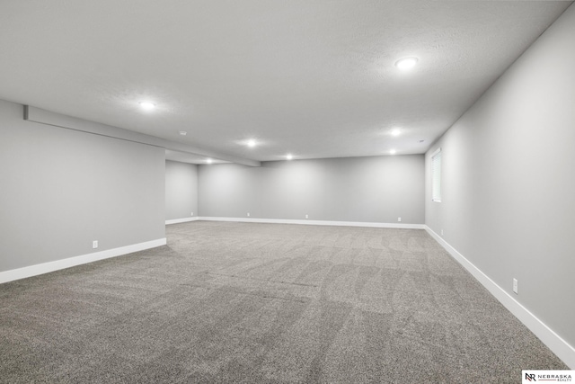 7530 Augustine Ave, Lincoln, NE 68516 - basement with recessed lighting and carpet floors