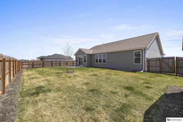 7530 Augustine Ave, Lincoln, NE 68516 - rear view of property with a fenced backyard
