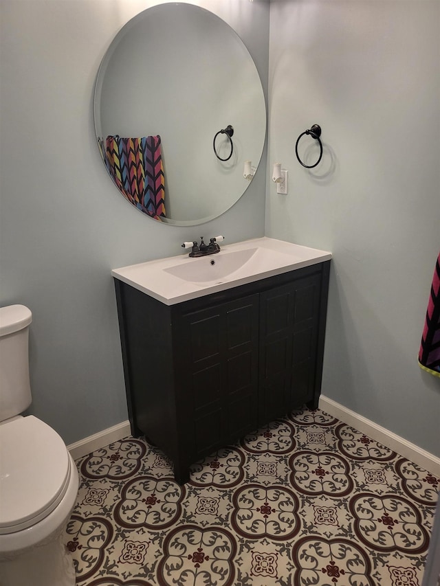 16228 Virginia St, Omaha, NE 68136 - bathroom with baseboards and vanity