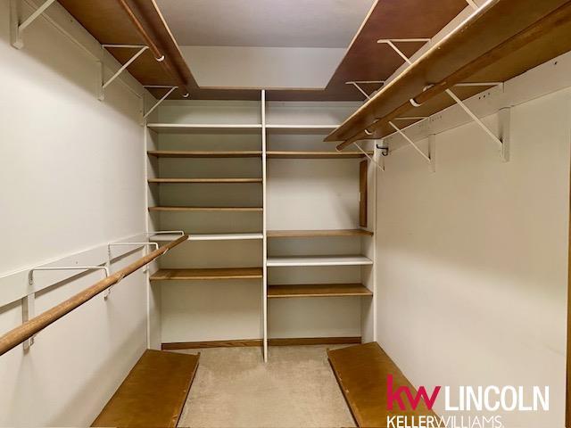 2930 Drawbridge Ct, Lincoln, NE 68516 - spacious closet with light colored carpet
