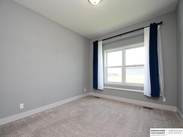 10309 S 102nd St, Papillion, NE 68046 - spare room featuring carpet flooring and lofted ceiling