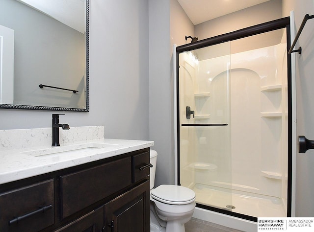 10309 S 102nd St, Papillion, NE 68046 - bathroom featuring a stall shower and vanity