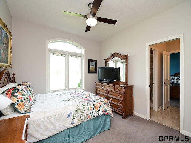 1526 Provencal Cir, Yutan, NE 68073 - carpeted bedroom featuring a ceiling fan and baseboards
