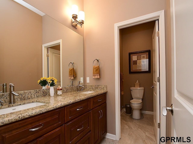 1526 Provencal Cir, Yutan, NE 68073 - bathroom with double vanity and toilet