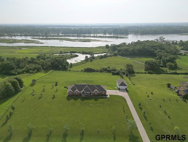 1526 Provencal Cir, Yutan, NE 68073 - aerial view of sparsely populated area with a nearby body of water