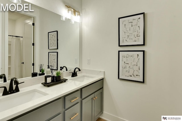 12386 Fenwick St, Papillion, NE 68046 - full bath with double vanity