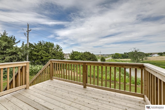 19015 Ranch Dr, Papillion, NE 68046 - view of wooden deck