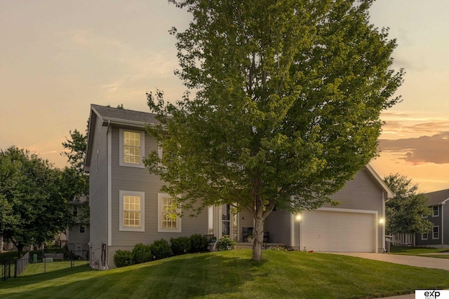 16454 Drexel St, Omaha, NE 68135 - view of front of house featuring driveway and an attached garage