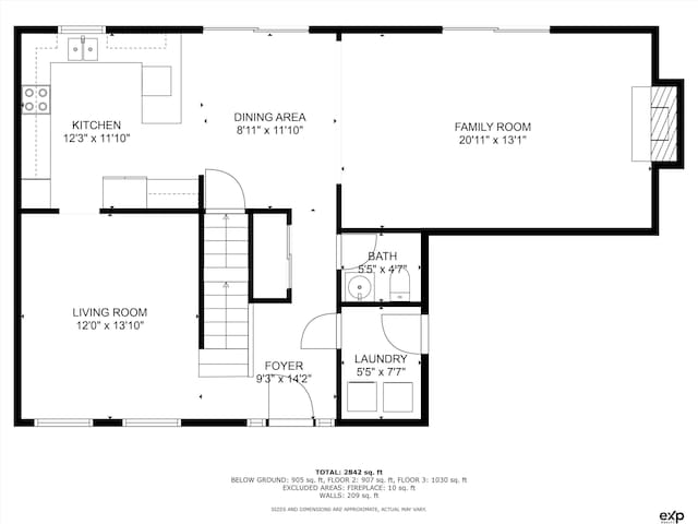 16454 Drexel St, Omaha, NE 68135 - view of property floor plan