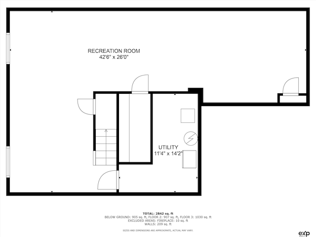 16454 Drexel St, Omaha, NE 68135 - view of floor plan / room layout
