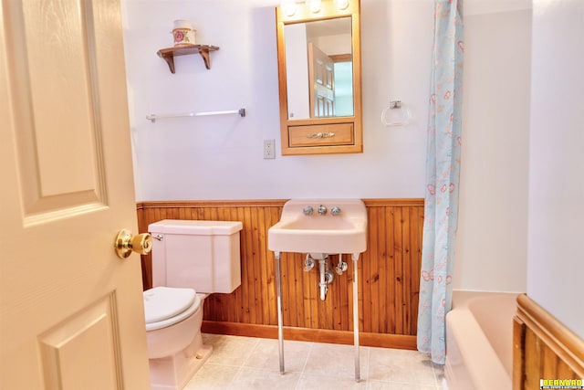 1916 S 42nd Rd, Talmage, NE 68448 - full bathroom featuring tile patterned floors and shower / tub combo