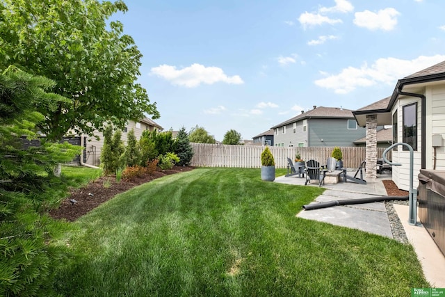 4802 N 187th Ave, Elkhorn, NE 68022 - fenced backyard featuring a patio area