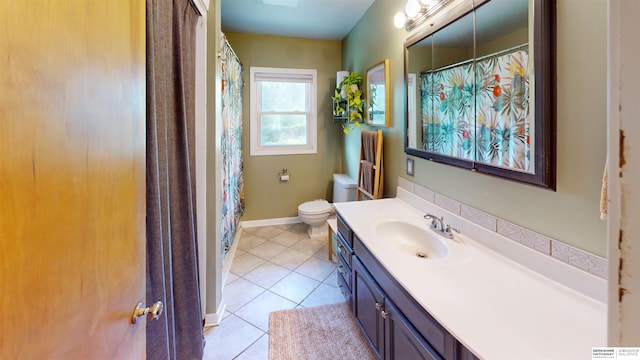 7923 Harney St, Omaha, NE 68114 - bathroom with tile patterned floors and vanity