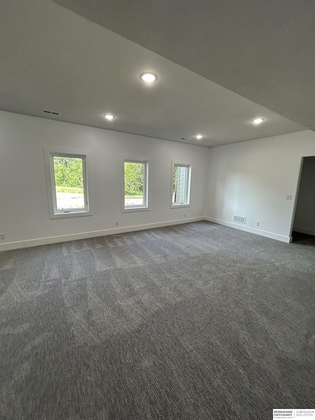 19756 Briar St, Gretna, NE 68028 - unfurnished room with recessed lighting and carpet