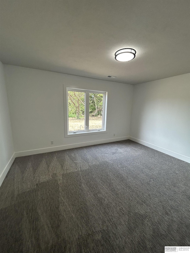 19756 Briar St, Gretna, NE 68028 - empty room with dark colored carpet and baseboards