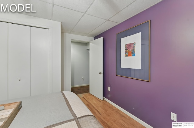 9404 N 294th St, Valley, NE 68064 - bedroom with light wood finished floors and a closet