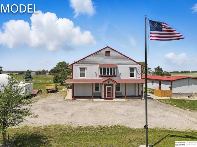 9404 N 294th St, Valley, NE 68064 - view of front of home featuring a porch