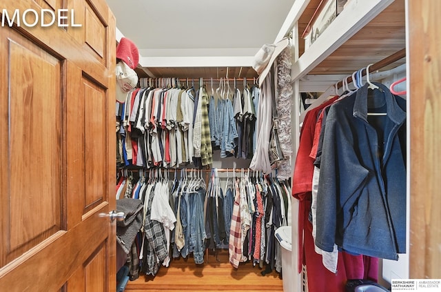 9404 N 294th St, Valley, NE 68064 - spacious closet with wood finished floors