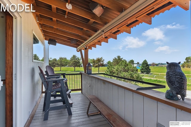 9404 N 294th St, Valley, NE 68064 - view of balcony