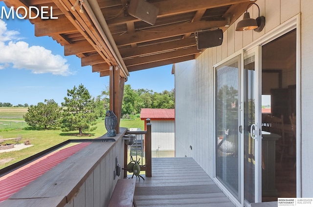 9404 N 294th St, Valley, NE 68064 - wooden terrace with a yard