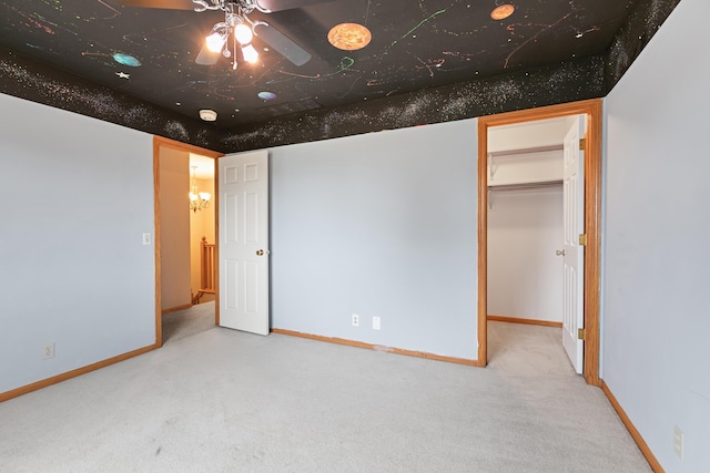 9521 N 140th St, Waverly, NE 68462 - unfurnished bedroom with carpet flooring and a walk in closet