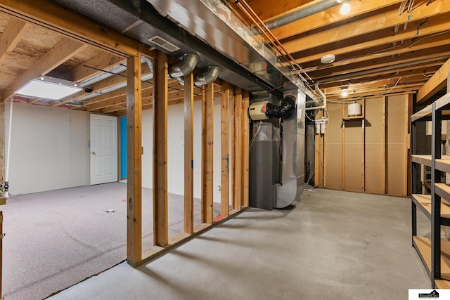 9521 N 140th St, Waverly, NE 68462 - unfinished below grade area with heating unit
