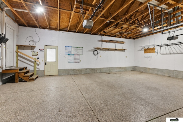9521 N 140th St, Waverly, NE 68462 - garage featuring a garage door opener