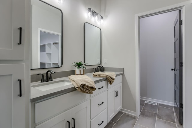 5620 N 212th St, Elkhorn, NE 68022 - full bathroom with double vanity and tile patterned floors